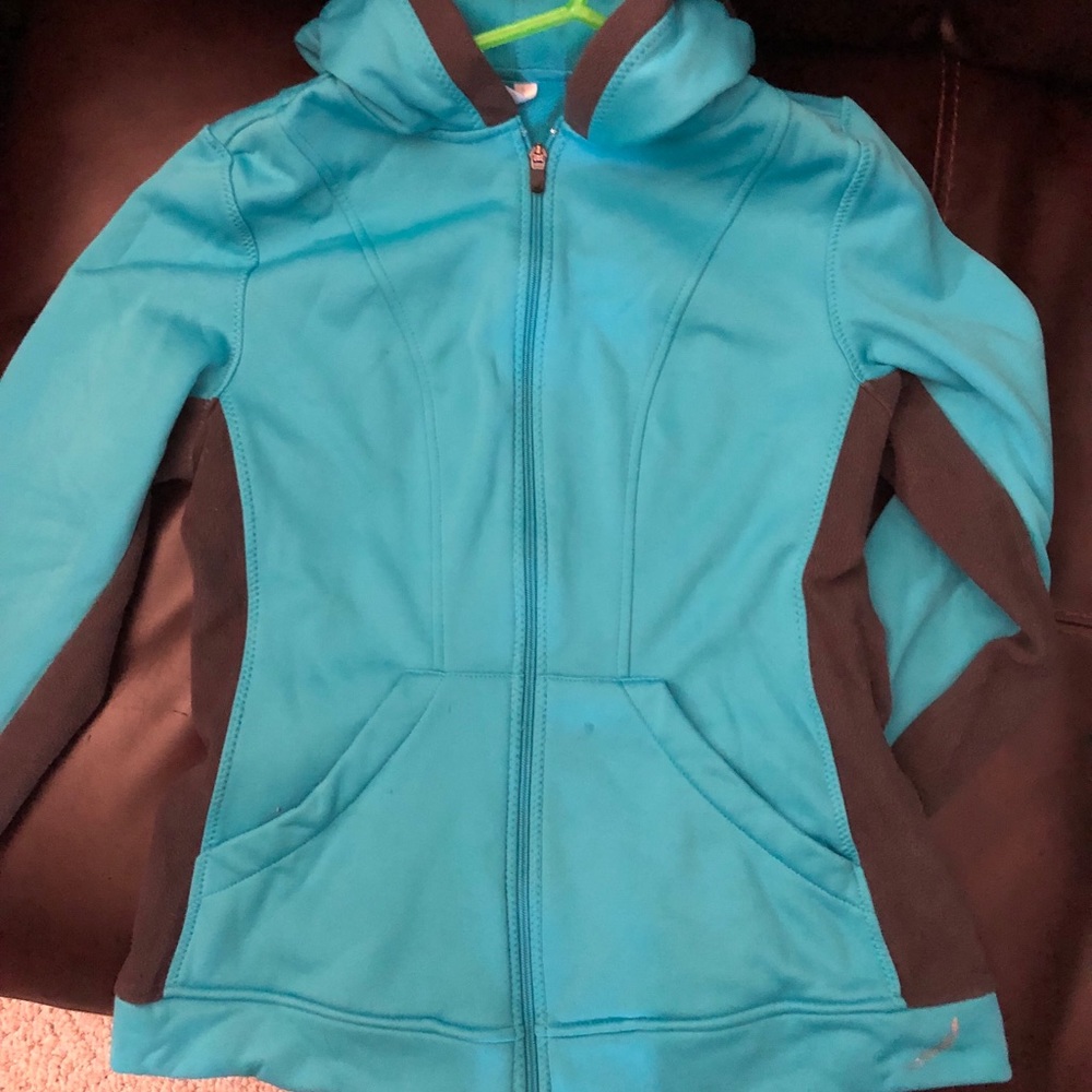 Blue athletic jacket